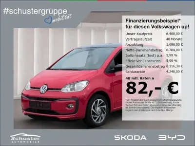 Gebraucht VW up! Sound 60 PS (44 kW) 2018 Rot Kleinwagen
