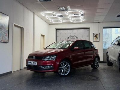 Gebraucht VW Polo Highline 110 PS (80 kW) 2014 Rot Kleinwagen