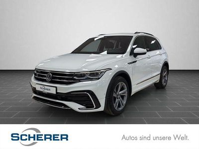 Pure white Gebraucht 2022 VW Tiguan R-line SUV | 31.400 € (Guter Preis)