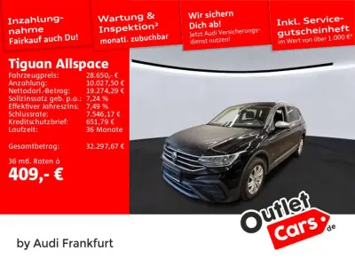 Usata VW Tiguan Allspace Life 150 CV (110 kW) 2023 Nero SUV