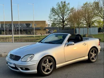 Brugt Mercedes SLK320 AMG 218 HK (160 kW) 2002 Sølv Cabriolet