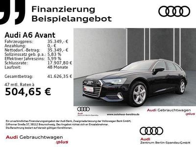 Schwarz Gebraucht 2022 Audi A6 Sport Kombi | 35.349 € (Superpreis)