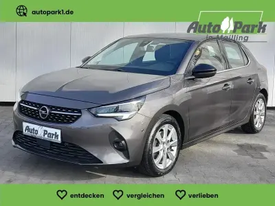 Gebraucht Opel Corsa Elegance 101 PS (74 kW) 2021 Mondstein grau/e:vulkan grau Kleinwagen