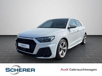 Gebraucht Audi A1 Sportback S-Line 110 PS (80 kW) 2022 Gletscherweiß metallic (metallic) Kleinwagen
