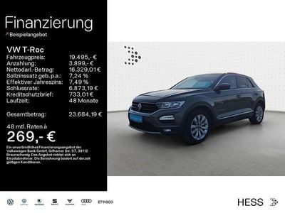 Gebraucht VW T-Roc Sport 150 PS (110 kW) 2021 Indiumgrau (metallic) SUV