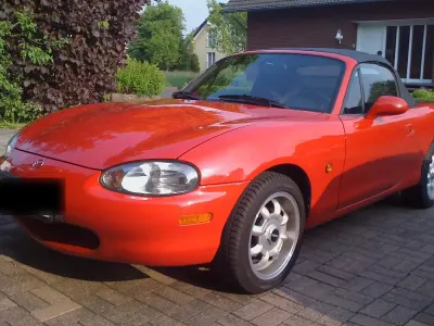 Gebraucht Mazda MX5 110 PS (80 kW) 1999 Rot Cabrio