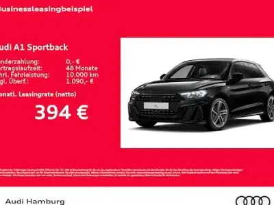 Neu Audi A1 Sportback S-Line 116 PS (85 kW) 2026 Schwarz Kleinwagen
