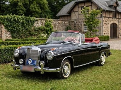 Brugt Mercedes W180 106 HK (77 kW) 1958 Sort Cabriolet