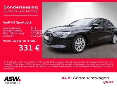 Brugt Audi A3 Ambiente 116 HK (85 kW) 2025 Sort Sedan