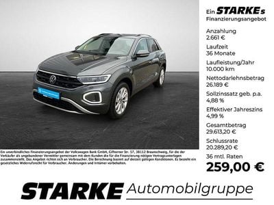 Grau (indiumgrau metallic) Gebraucht 2025 VW T-Roc Life SUV | 28.850 € (Superpreis)