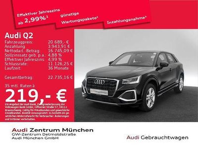 Usata Audi Q2 Advanced 110 CV (80 kW) 2022 Nero SUV