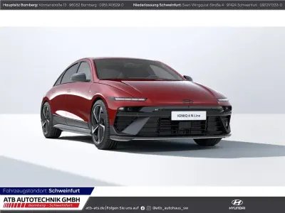 Uusi Hyundai Ioniq 6 N Line 167 kW (228 HP) 2026 Punainen Sedan