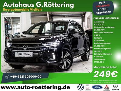 Gebraucht VW T-Roc R-line 150 PS (110 kW) 2023 Schwarz SUV