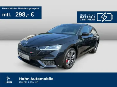Gebraucht Skoda Octavia RS 245 PS (180 kW) 2021 Schwarzmagic perleffekt Kombi