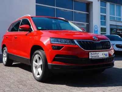 Używany Skoda Karoq Soleil 116 KM (85 kW) 2021 Czerwony SUV