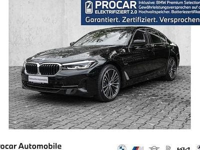 Schwarz Gebraucht 2022 BMW 520 Sport Line Limousine | 30.990 € (Fairer Preis)
