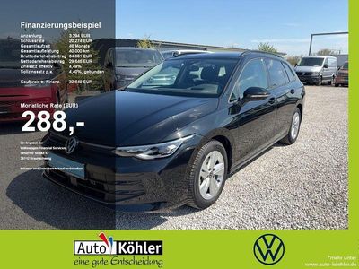 Usata VW Golf VIII Life 150 CV (110 kW) 2024 Nero Station wagon