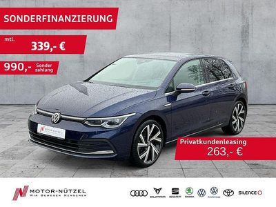 Usata VW Golf VIII Style 150 CV (110 kW) 2022 Blu Berlina