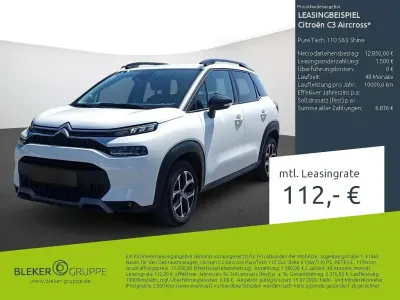 Gebraucht Citroën C3 Aircross Shine 110 PS (80 kW) 2023 Weiß SUV