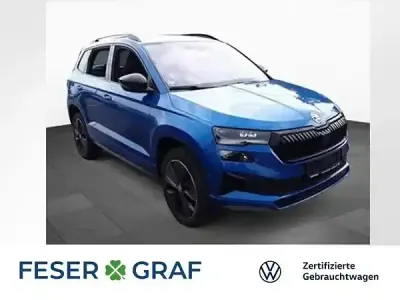 Gebraucht Skoda Karoq SportLine 150 PS (110 kW) 2024 Blau SUV