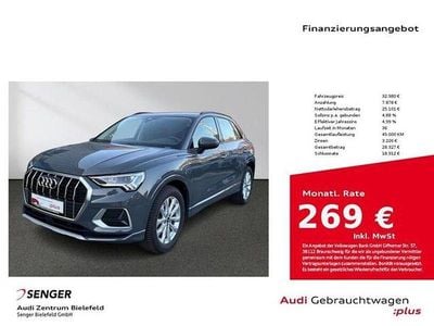 Gebraucht Audi Q3 Advanced Plus 150 PS (110 kW) 2023 Nanograu metallic SUV