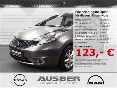 Usata Nissan Note Acenta 98 CV (72 kW) 2015 Grigio Utilitaria