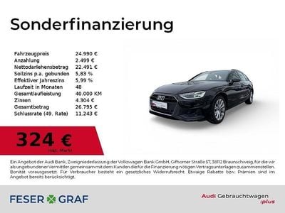 Mythosschwarz metallic Gebraucht 2020 Audi A4 Ambiente Kombi | 24.990 € (Fairer Preis)