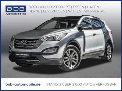 Gebraucht Hyundai Santa Fe Premium 197 PS (144 kW) 2016 Sleek silver / met SUV