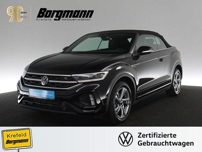 Gebraucht VW T-Roc Cabriolet R-line 150 PS (110 kW) 2025 Schwarz Cabrio