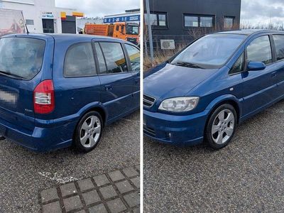 Gebraucht Opel Zafira 125 PS (91 kW) 2005 Blau Van / Kleinbus