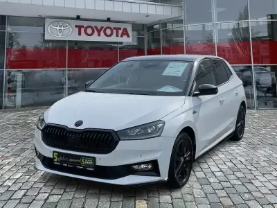 Gebraucht Skoda Fabia Monte Carlo 110 PS (80 kW) 2023 Moonweiss (metallic) Kleinwagen