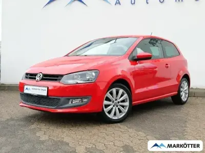 Gebraucht VW Polo Team 105 PS (77 kW) 2010 Rot Kleinwagen