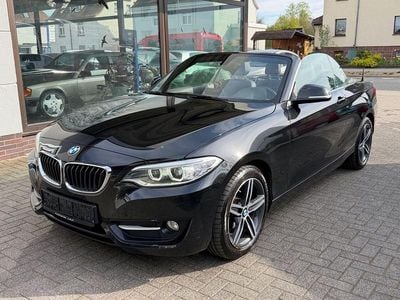 Gebraucht BMW 218 Sport Line 136 PS (100 kW) 2015 Schwarz Cabrio