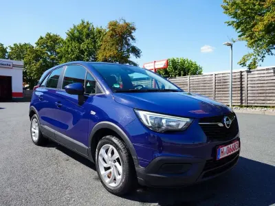 Gebraucht Opel Crossland X Edition 120 PS (88 kW) 2018 Royalblau/blue/deep blue SUV