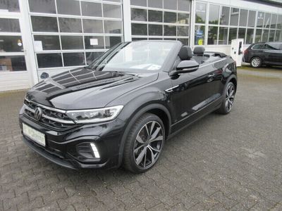 Gebraucht VW T-Roc Cabriolet R-line 150 PS (110 kW) 2023 Deep black perleffekt schwarz Cabrio