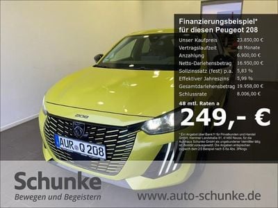 Usata Peugeot 208 Allure 101 CV (74 kW) 2024 Giallo Utilitaria