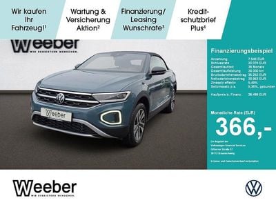Neu VW T-Roc Cabriolet 150 PS (110 kW) 2025 Schwarz Cabrio