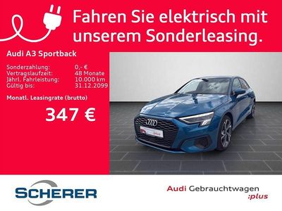 Gebraucht Audi A3 204 PS (150 kW) 2022 Atollblau metallic Limousine