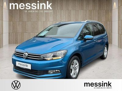 Gebraucht VW Touran Allstar 150 PS (110 kW) 2016 Carribian blue metallic Van / Kleinbus