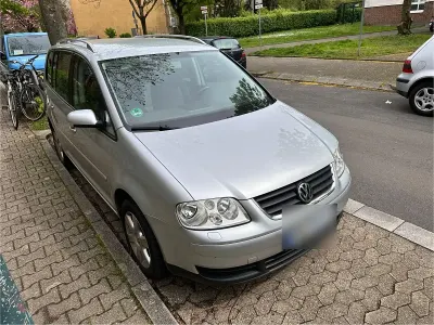 Gebraucht VW Touran 110 PS (80 kW) 2006 Silber Van / Kleinbus