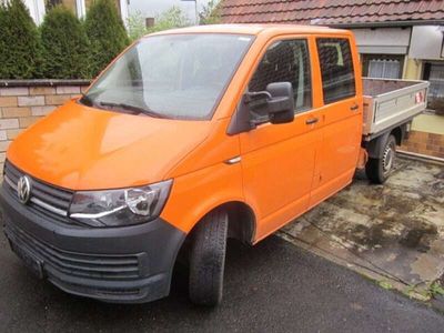 gebraucht VW Transporter T6Pritsche Doppelkabine, Klima, Kunstleder Sitze,