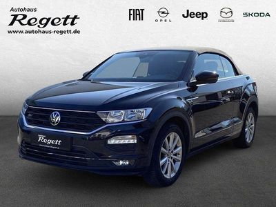 Gebraucht VW T-Roc Cabriolet R-line 150 PS (110 kW) 2022 Schwarz Cabrio