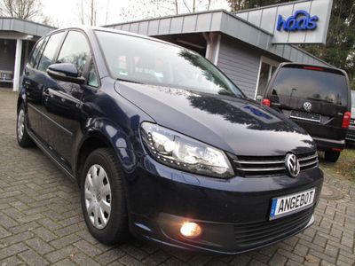 Gebraucht VW Touran 105 PS (77 kW) 2015 Blau metallic Van / Kleinbus