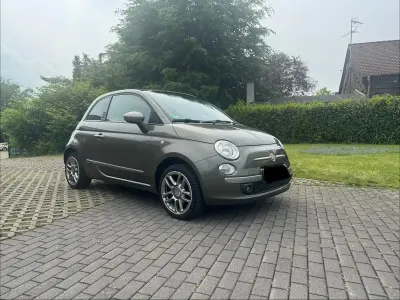 Używany Fiat 500C 69 KM (50 kW) 2011 Zielony Kabriolet