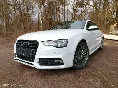 Gebraucht Audi A5 S-Line 245 PS (180 kW) 2015 Weiß Coupé