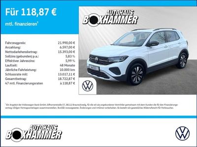 Gebraucht VW T-Cross Goal 116 PS (85 kW) 2025 Weiß SUV