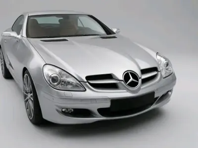 Gebraucht Mercedes SLK200 163 PS (119 kW) 2007 Silber Cabrio