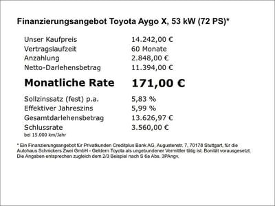 Schwarz Gebraucht 2024 Toyota Aygo X Business Edition SUV | 14.240 € (Fairer Preis)