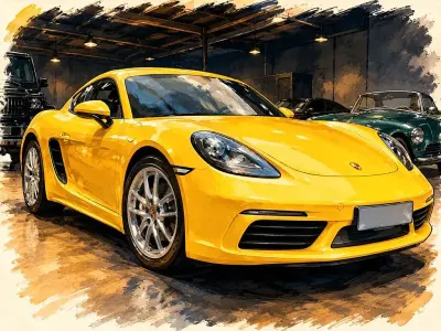Gebraucht Porsche 718 Cayman 300 PS (220 kW) 2016 Gelb Coupé