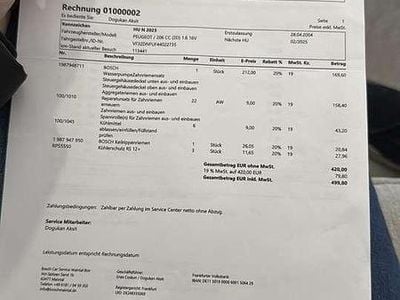 Gebraucht Peugeot 206 CC Filou 109 PS (80 kW) 2004 Cabrio